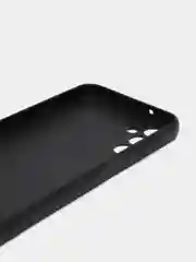 Черный чехол Samsung Galaxy A14 (Самсунг Галакси А14), прозрачный, силиконовый