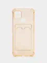 Карамельный чехол Realme C21Y Realme C25Y Реалми С21у С25у с карманом для карт, прозрачный