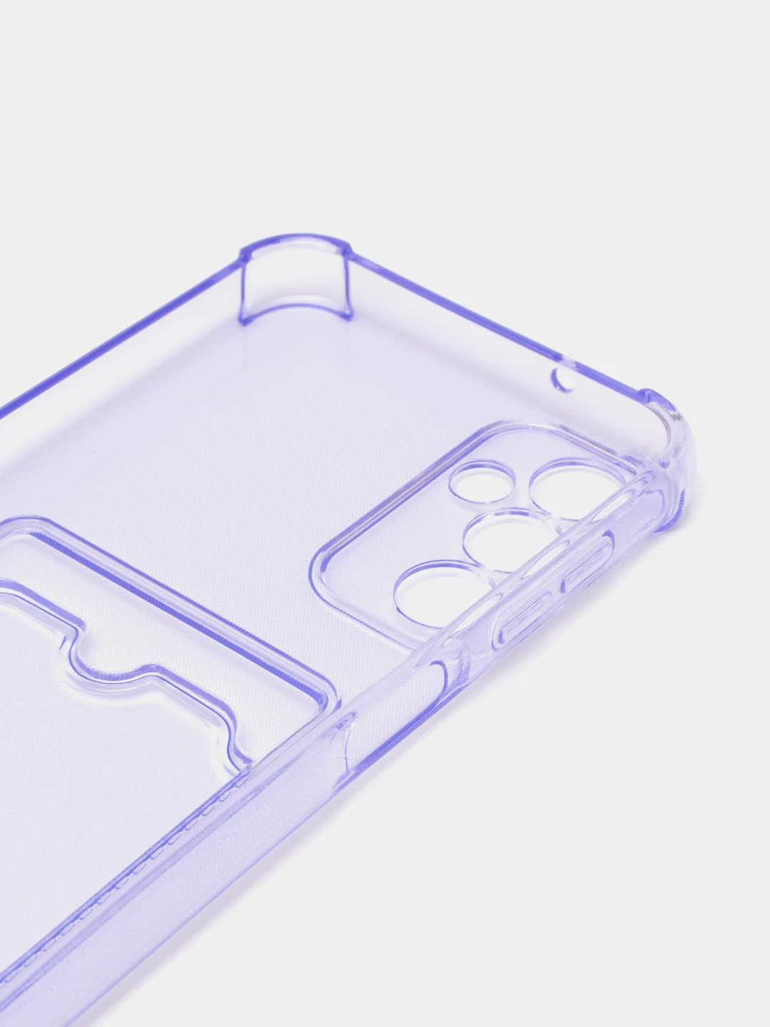 Лавандовый чехол для Samsung Galaxy A14 (Самсунг Галакси А14), с карманом для карт