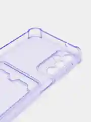 Лавандовый чехол для Samsung Galaxy A14 (Самсунг Галакси А14), с карманом для карт