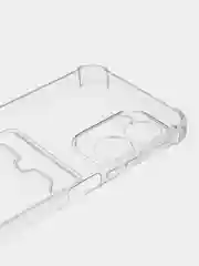 Прозрачный чехол для Realme C33 (Реалми С33), с карманом для карт, прозрачный