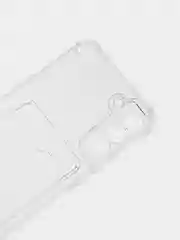Прозрачный чехол для Samsung Galaxy S22 / S22 Plus / S22 Ultra, с карманом для карт прозрачный
