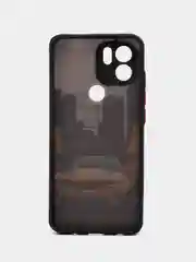 Золотой чехол с рисунком на Xiaomi Redmi A1+, Xiaomi Redmi A2+ и Poco C51 (Сяоми Редми А1+/A2+)