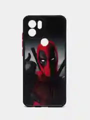 Тёмно-серый чехол с рисунком на Xiaomi Redmi A1+, Xiaomi Redmi A2+ и Poco C51 (Сяоми Редми А1+/A2+)