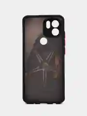 Серебряный чехол с рисунком на Xiaomi Redmi A1+, Xiaomi Redmi A2+ и Poco C51 (Сяоми Редми А1+/A2+)