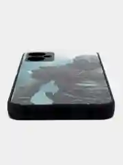 Светло-коричневый чехол с рисунком на Tecno Spark 9 Pro (Текно Спарк 9 Pro)