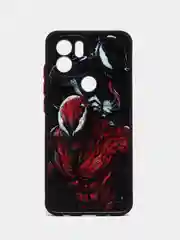 Багровый чехол с рисунком на Xiaomi Redmi A1+, Xiaomi Redmi A2+ и Poco C51 (Сяоми Редми А1+/A2+)