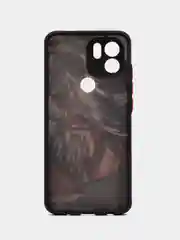 Серый меланж чехол с рисунком на Xiaomi Redmi A1+, Xiaomi Redmi A2+ и Poco C51 (Сяоми Редми А1+/A2+)