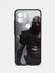 Светло-коричневый чехол с рисунком на Xiaomi Redmi A1+, Xiaomi Redmi A2+ и Poco C51 (Сяоми Редми А1+/A2+)