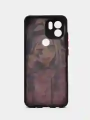 Сиреневый чехол с рисунком на Xiaomi Redmi A1+, Xiaomi Redmi A2+ и Poco C51 (Сяоми Редми А1+/A2+)