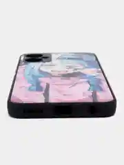 Сиреневый чехол с рисунком на Tecno Spark 9 Pro (Текно Спарк 9 Pro)