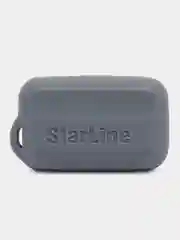 Серый чехол для брелока-сигнализации StarLine E60, E90, E61, E91, силиконовый, разные цвета