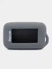 Серый чехол для брелока-сигнализации StarLine E60, E90, E61, E91, силиконовый, разные цвета