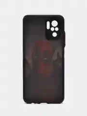 Тёмно-серый чехол с рисунком на Poco M5s, Xiaomi Redmi Note 10 и Note 10S (Поко М5с и Редми Нот 10)
