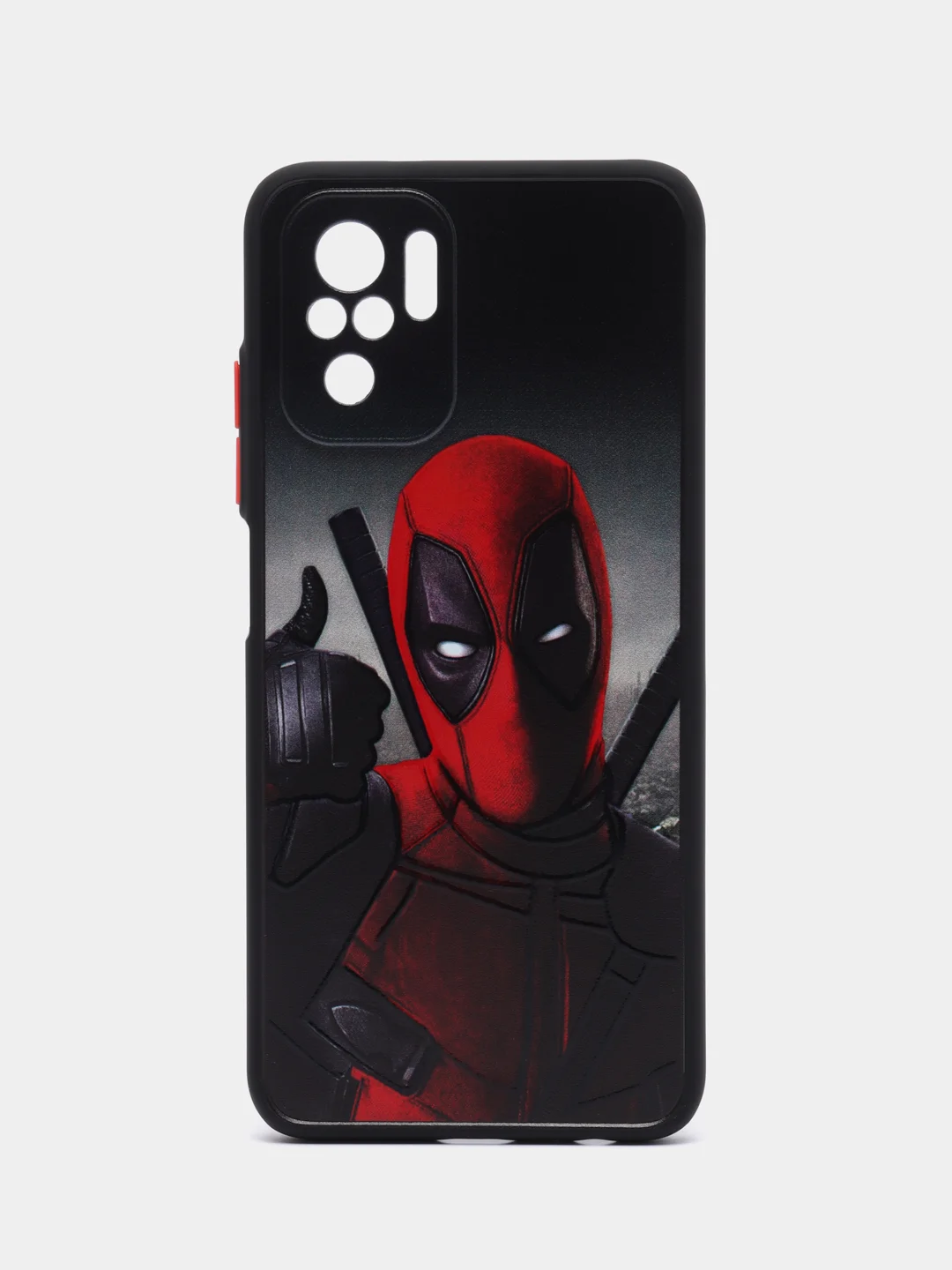 Тёмно-серый чехол с рисунком на Poco M5s, Xiaomi Redmi Note 10 и Note 10S (Поко М5с и Редми Нот 10)