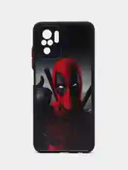Тёмно-серый чехол с рисунком на Poco M5s, Xiaomi Redmi Note 10 и Note 10S (Поко М5с и Редми Нот 10)