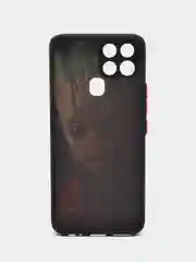 Терракотовый чехол с рисунком на Infinix Smart 6 и Smart 6 HD (Инфиникс Смарт 6 и Смарт 6 HD)