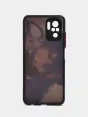 Фиолетовый чехол с рисунком на Poco M5s, Xiaomi Redmi Note 10 и Note 10S (Поко М5с и Редми Нот 10)