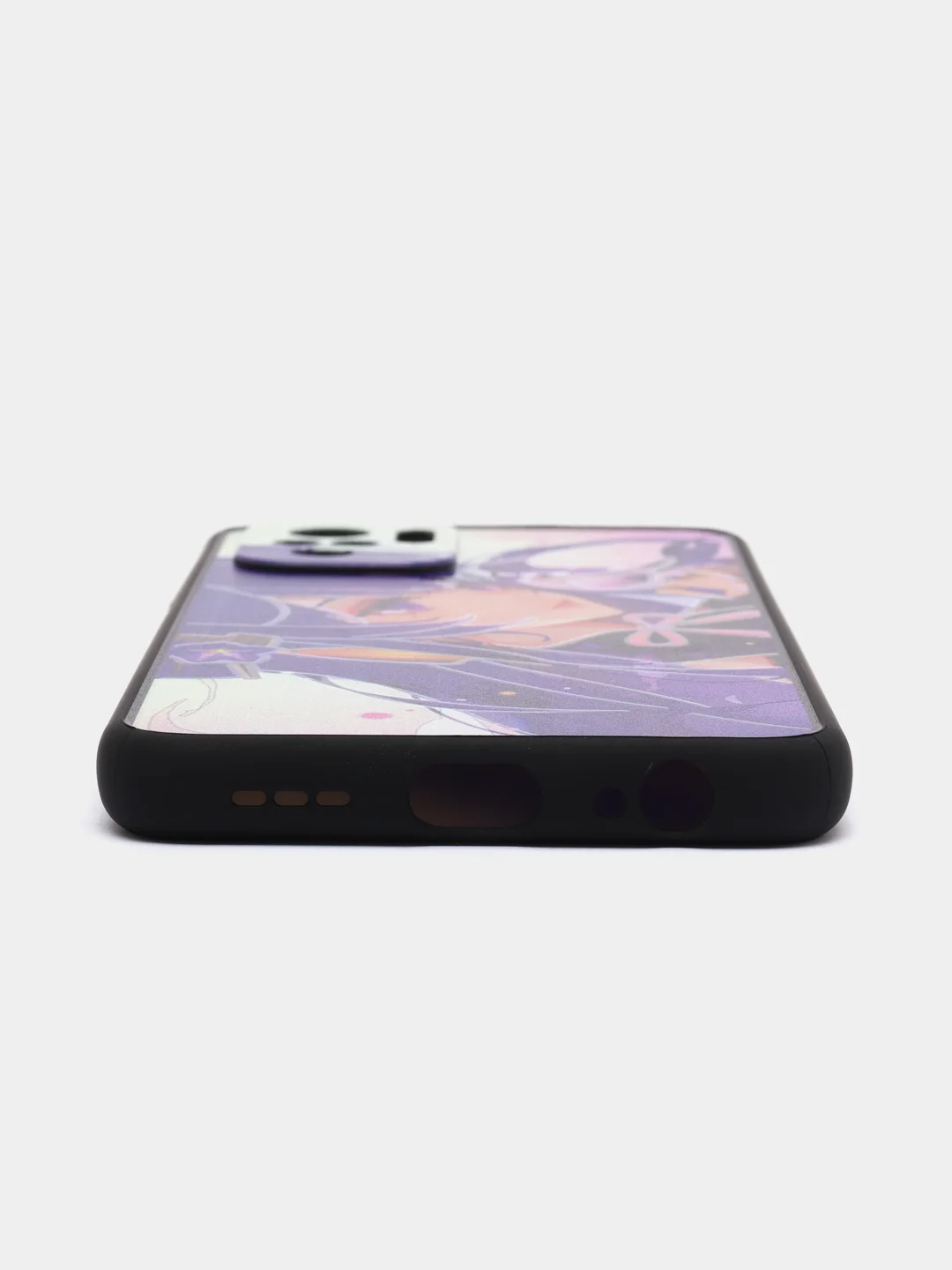 Фиолетовый чехол с рисунком на Poco M5s, Xiaomi Redmi Note 10 и Note 10S (Поко М5с и Редми Нот 10)