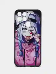 Сиреневый чехол с рисунком на Infinix Smart 6 и Smart 6 HD (Инфиникс Смарт 6 и Смарт 6 HD)