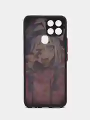 Сиреневый чехол с рисунком на Infinix Smart 6 и Smart 6 HD (Инфиникс Смарт 6 и Смарт 6 HD)