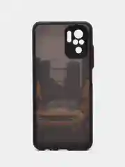 Золотой чехол с рисунком на Poco M5s, Xiaomi Redmi Note 10 и Note 10S (Поко М5с и Редми Нот 10)