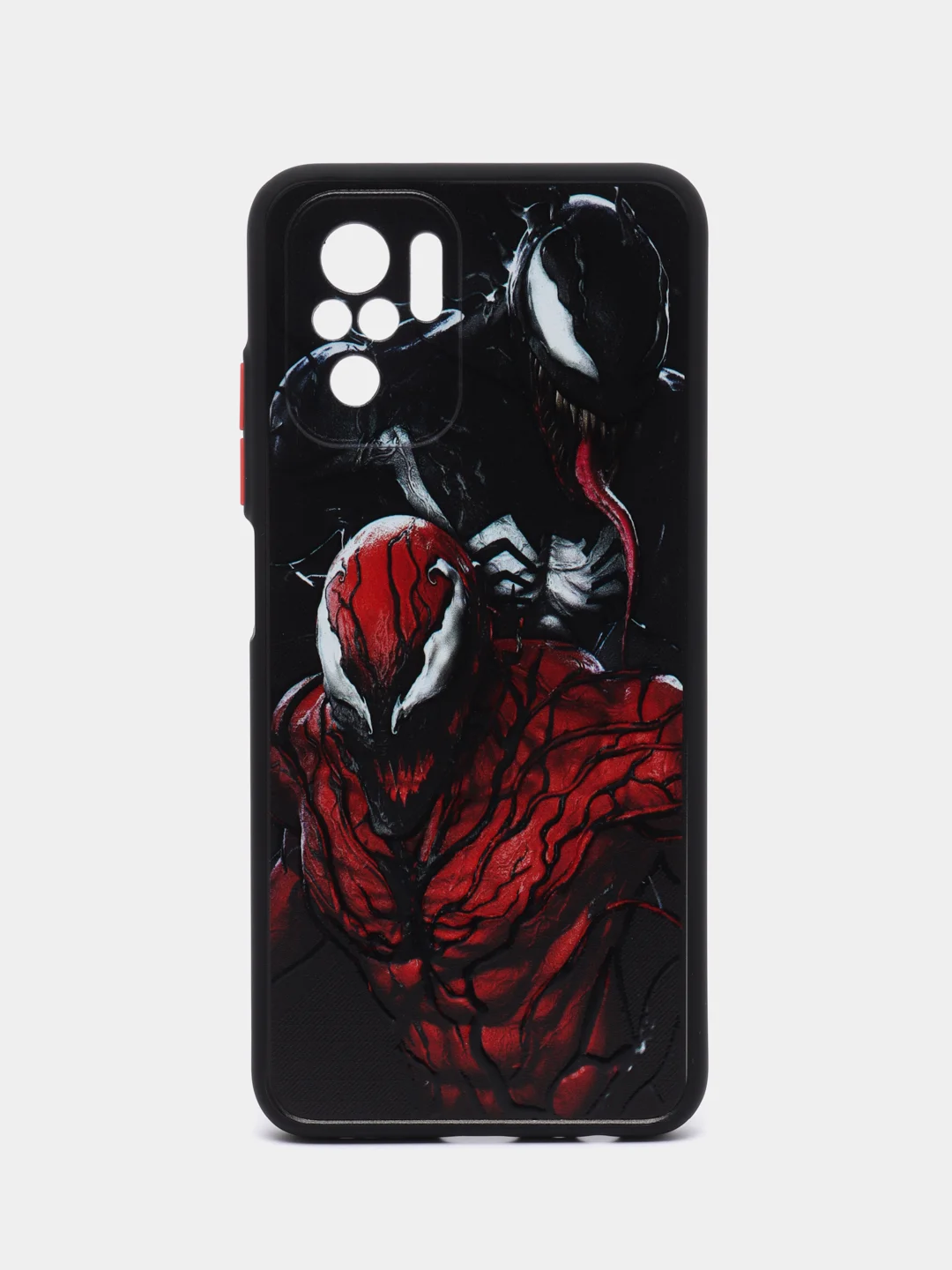 Багровый чехол с рисунком на Poco M5s, Xiaomi Redmi Note 10 и Note 10S (Поко М5с и Редми Нот 10)