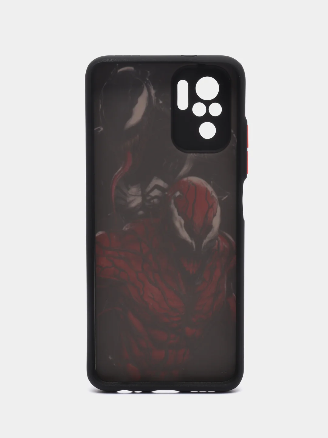 Багровый чехол с рисунком на Poco M5s, Xiaomi Redmi Note 10 и Note 10S (Поко М5с и Редми Нот 10)