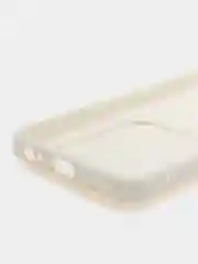Белый силиконовый чехол для Tecno POVA Neo 2 (Техно Пова Нео 2), прозрачный с карманом для карт