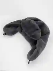 Серый шапка ушанка унисекс