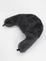 Серый шапка ушанка унисекс