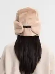 Хаки шапка ушанка унисекс