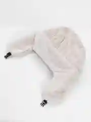 Бежевый шапка ушанка унисекс