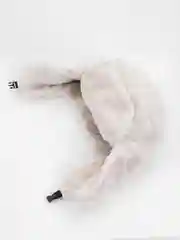 Бежевый шапка ушанка унисекс