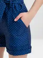 Индиго шорты женские