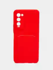 Чехол TECNO CAMON 18 / CAMON 18P с защитой камеры и карманом для пластиковой карты