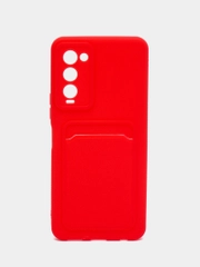 Чехол TECNO CAMON 18 / CAMON 18P с защитой камеры и карманом для пластиковой карты