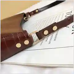 Багровый женская сумка через плечо, женская сумка-багет