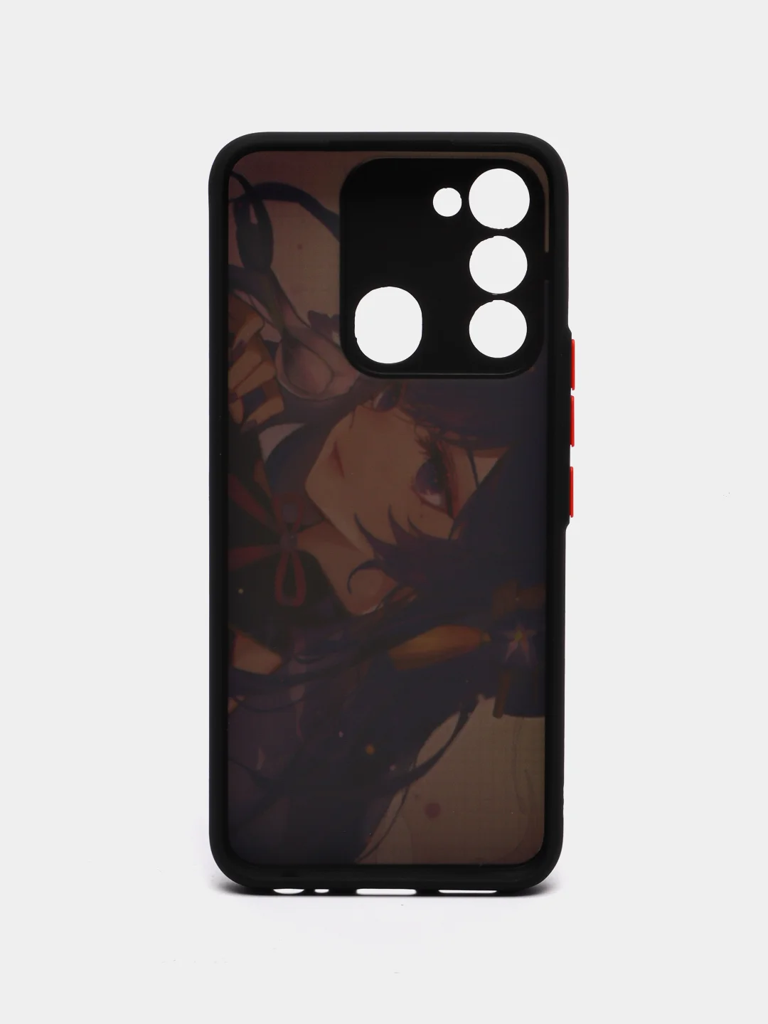 Фиолетовый чехол с рисунком на Tecno Spark 8C и Tecno Go 2022 (Текно Спарк 8С и Текно Го 2022)