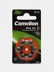 Элемент питания для слуховых аппаратов Camelion ZA13 Zinc Air 0%