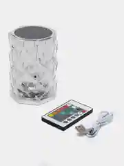 Настольная RGB лампа в виде лепестков, сенсорное управление, 13 см