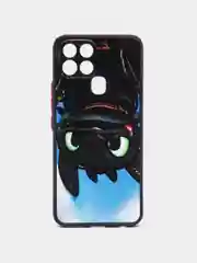 Угольный чехол с рисунком на Infinix Smart 6 и Smart 6 HD (Инфиникс Смарт 6 и Смарт 6 HD)