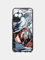 Серый меланж чехол с рисунком на Infinix Smart 6 и Smart 6 HD (Инфиникс Смарт 6 и Смарт 6 HD)