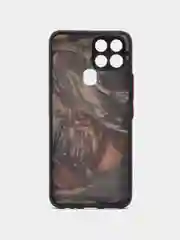 Серый меланж чехол с рисунком на Infinix Smart 6 и Smart 6 HD (Инфиникс Смарт 6 и Смарт 6 HD)