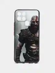 Светло-коричневый чехол с рисунком на Infinix Smart 6 и Smart 6 HD (Инфиникс Смарт 6 и Смарт 6 HD)
