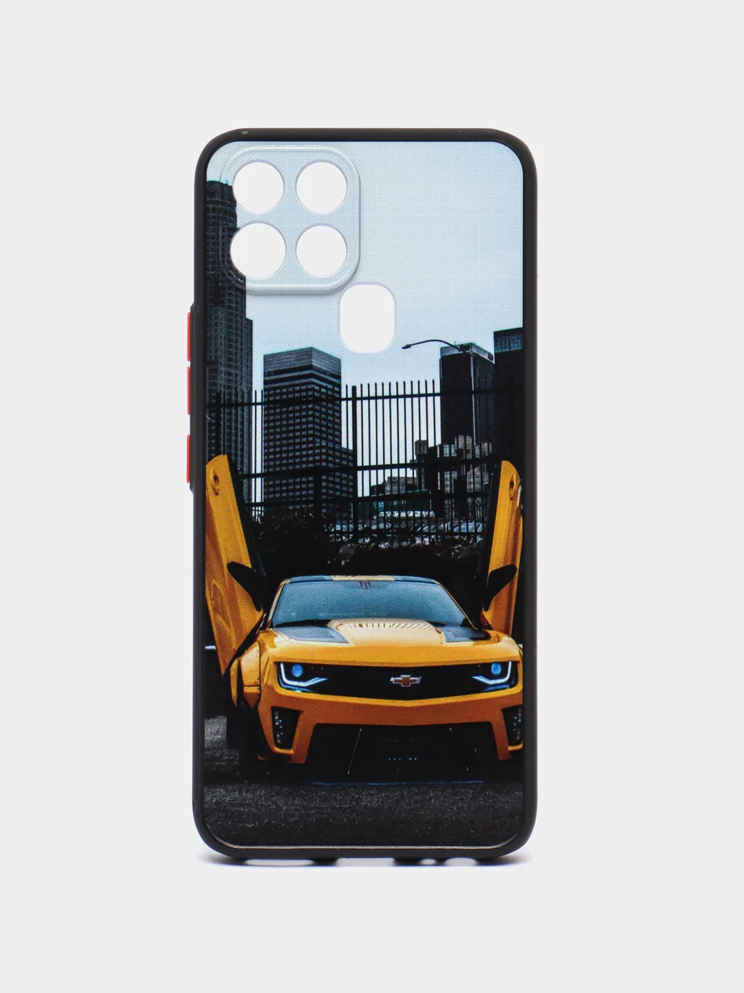 Золотой чехол с рисунком на Infinix Smart 6 и Smart 6 HD (Инфиникс Смарт 6 и Смарт 6 HD)