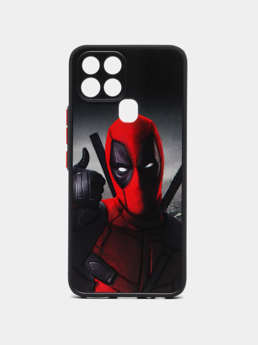 Тёмно-серый чехол с рисунком на Infinix Smart 6 и Smart 6 HD (Инфиникс Смарт 6 и Смарт 6 HD)