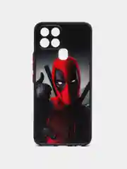 Тёмно-серый чехол с рисунком на Infinix Smart 6 и Smart 6 HD (Инфиникс Смарт 6 и Смарт 6 HD)