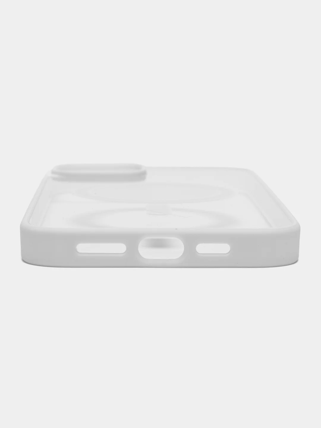 Белый чехол для iPhone 11, MagSafe 14, 14 Pro, 14 Plus, 14 Pro Max, 13 Pro Max, прозрачный