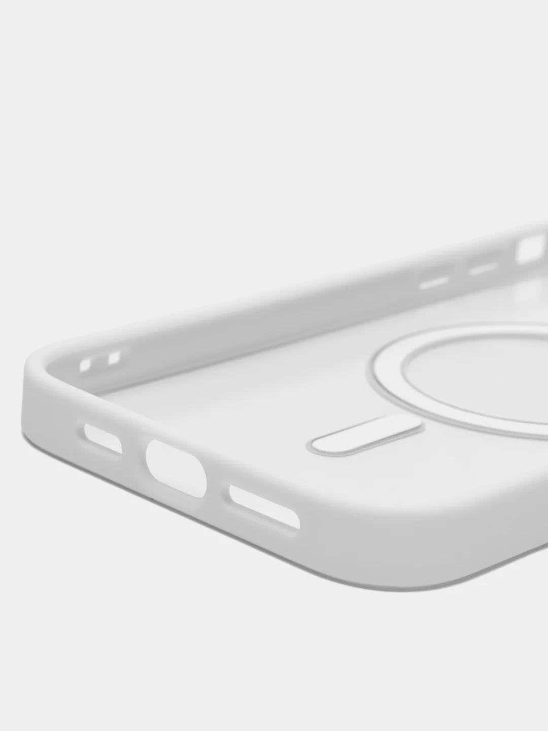 Белый чехол для iPhone 11, MagSafe 14, 14 Pro, 14 Plus, 14 Pro Max, 13 Pro Max, прозрачный